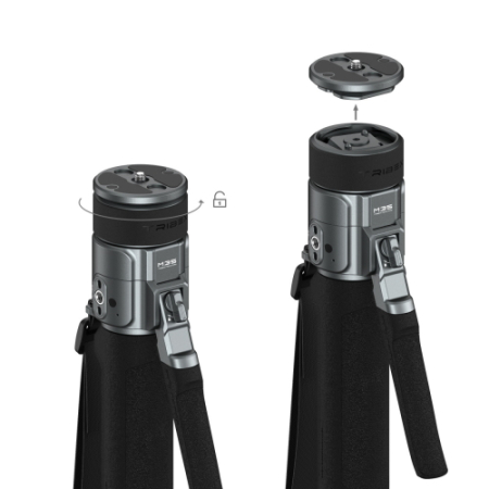 SmallRig 6283 x Potato Jet TRIBEX PRO (Standard) - hydrauliczny monopod Carbon, z podstawą - szybkozłączka